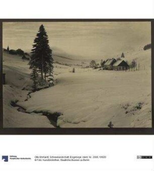 Schneelandschaft, Erzgebirge