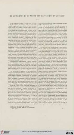8: De l'influence de la France sur l'art roman en Autriche, [3]