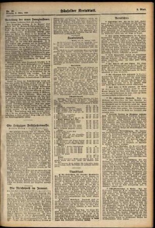 Zweite Ausgabe vom Donnerstag, den 04. März 1926.
