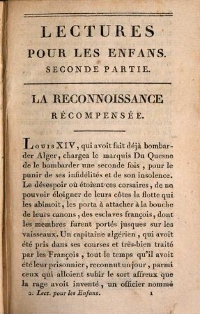 Oeuvres complètes de Berquin, 13. Choix de lectures pour les enfans, ou recueil de contes, d'anecdotes et de traits de vertu, choisis des meilleurs auteurs ; 2