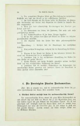 4. Die Vereinigten Staaten Nordamerikas