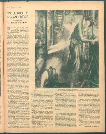 En el río de los muertos : Cuento por J. Oscar Dalurzo