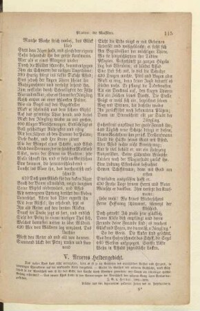 V. Neueres Heldengedicht