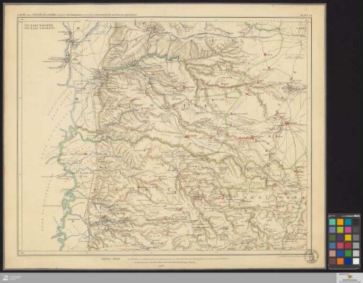 A4: [Karte des Ostjordanlandes] Band A4
