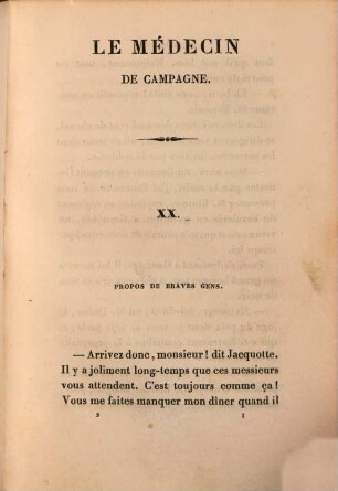 Le médecin de campagne, 2