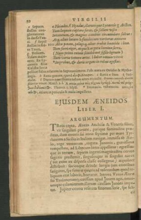 Eiusdem Aeneidos Liber I.