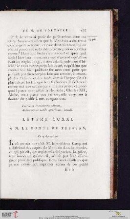 (Lettre CCXXI - CCXXVIII)