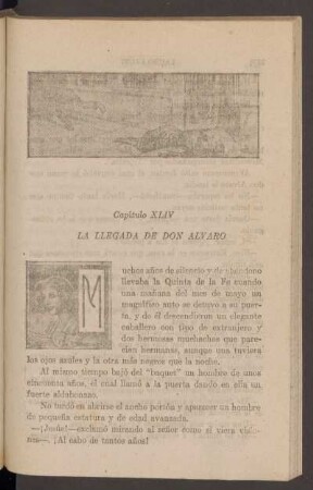 Capítulo XLIV - La llegada de don Alvaro