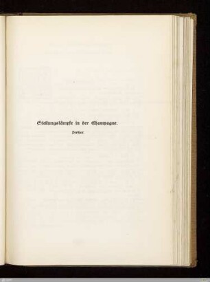 Stellungskämpfe in der Champagne