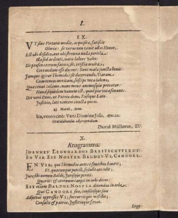 8, IX. David Müllerus