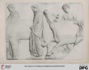 Fragment de la frise trouvé dans les fouilles