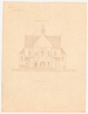 Katholische Kirche, Seichwitz: Querschnitt 1:200