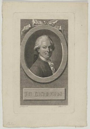 Bildnis des I. G. Eichhorn