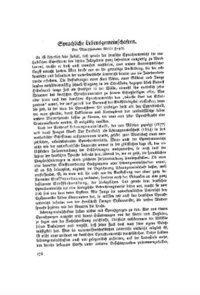 Sprachliche Lebensgemeinschaften