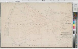 Lembeck (Dorsten), Teilung der Lembecker Hohen Mark, Bl.1 Brouillonkarte Flur 1,1 Dorf Lembecker Mark