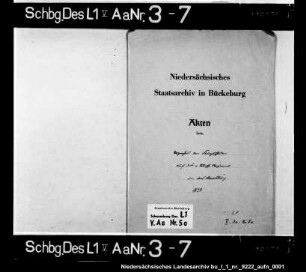 Verzeichnis der Kriegsschäden durch das Uslarsche Regiment