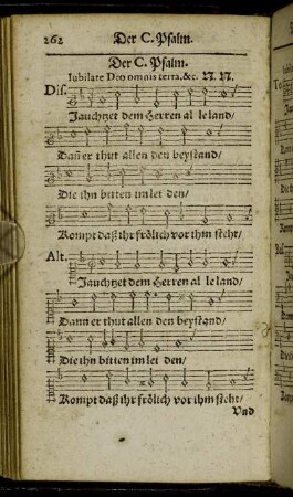 Der C. Psalm. - Der CXVII. Psalm.