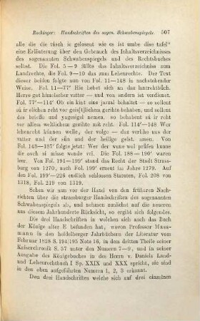 Die Strassburger Handschriften des sogenannten Schwabenspiegels