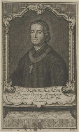 Bildnis des Joh. Baptista Massillon