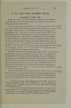 5. Die ersten beiden preußischen Könige