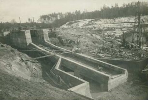 Bütow Staudamm Pommern, Deutschland, 1920