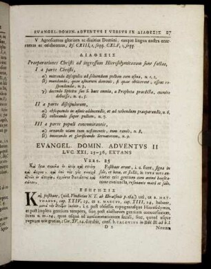 Evangelium Domin. Adventus II, Luc. XXI, 25 - 36, Extans