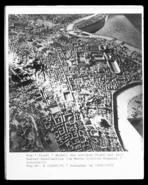 Rom, Modell der antiken Stadt zur Zeit Kaiser Konstantins