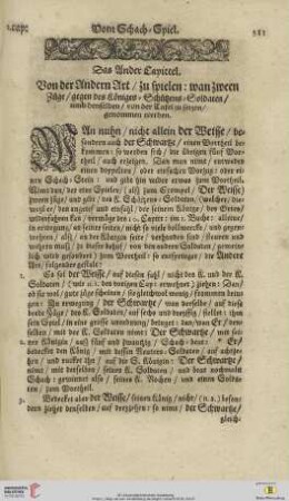 Das ander Kapittel