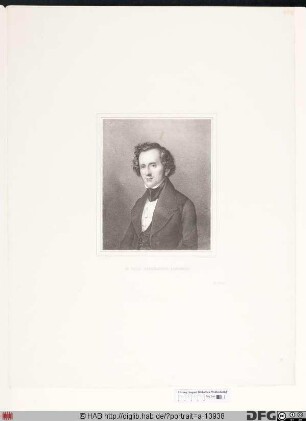 Bildnis (Jacob Ludwig) Felix Mendelssohn Bartholdy