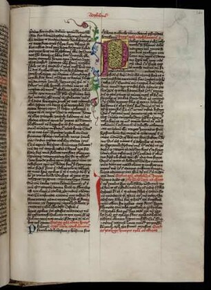 Zierinitiale (Philemon-Brief): P(aulus)