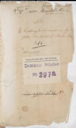 Camerarius (bzw. Cameriarius senior und junior) beim Domstift