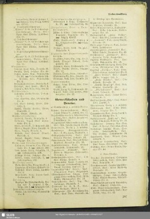 Gewerkschaften und Vereine