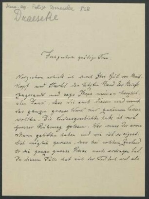 Brief an Marie von Bülow : 03.09.1900