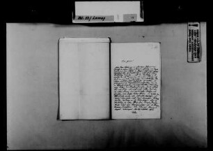 Schreiben von Ludwig Häusser, Heidelberg, an August Lamey: Verwaltungsreform und Rücksicht auf alte Bezirkseinteilungen.