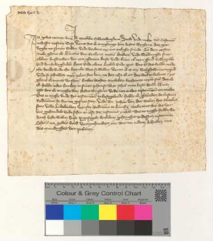 Testament der Metteke Swertveghers, beglaubigt durch die Ratsmannen Johan van der Molen und Ludeke van Winsen.