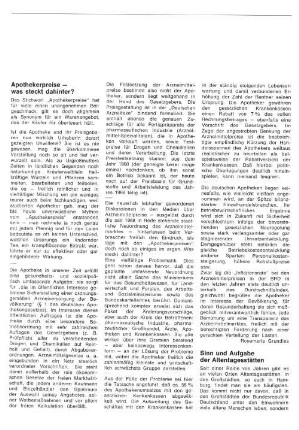 Sinn und Aufgabe der Altentagesstätten
