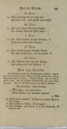 Der 133. Psalm