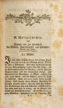 Johann Christoph Gatterers Weltgeschichte in ihrem ganzen Umfange. 2, Von Cyrus bis zu- und mit der Völkerwanderung: ein Zeitraum von mehr als 1000 Jahren