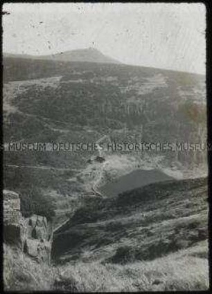 Blick auf die Schneekoppe im Riesengebirge