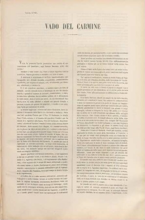Tavola XCVIII. Vado del Carmine