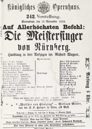 Musik | Musik in der Zeit von 1851 bis heute | Musiktheater | 1911-1920