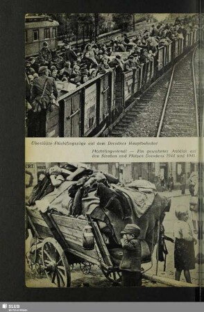 Überfüllte Flüchtlingszüge auf dem Dresdner Hauptbahnhof