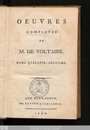 Tome Quarante-Deuxieme = Physique, &c., Tome I.: Eléments de la philosophie de Newton