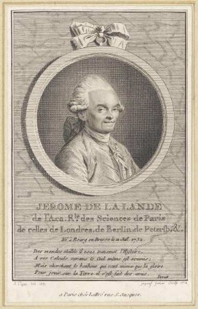 Bildnis des Jerome de Lalande