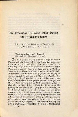 Luther-Vorträge gehalten zu Breslau aus Anlaß des vierhundertjährigen Lutherjubiläums : in Druck gegeben von dem Breslauer Luther-Comité