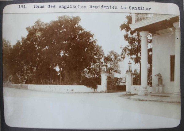 House of the English resident in Zanzibar