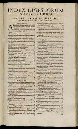 Index Digestorum Novissimorum [...]