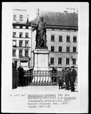 Denkmal für den Oberbürgermeister August Wilhelm Francke