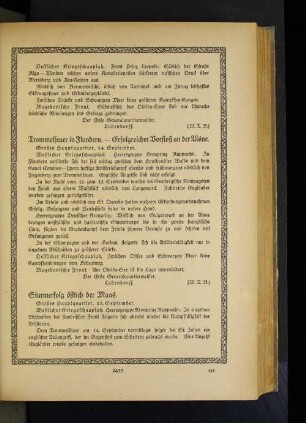 Trommelfeuer in Flandern. - Erfolgreicher Vorstoß an der Aisne.