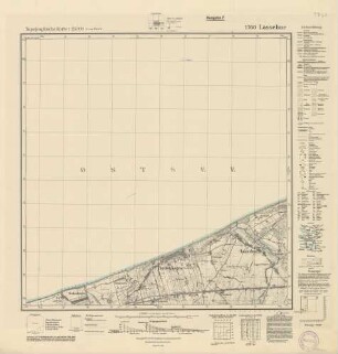 1760 (alte Nr.: 475) Lassehne, Topographische Karte 1:25000 (4 cm - Karte)